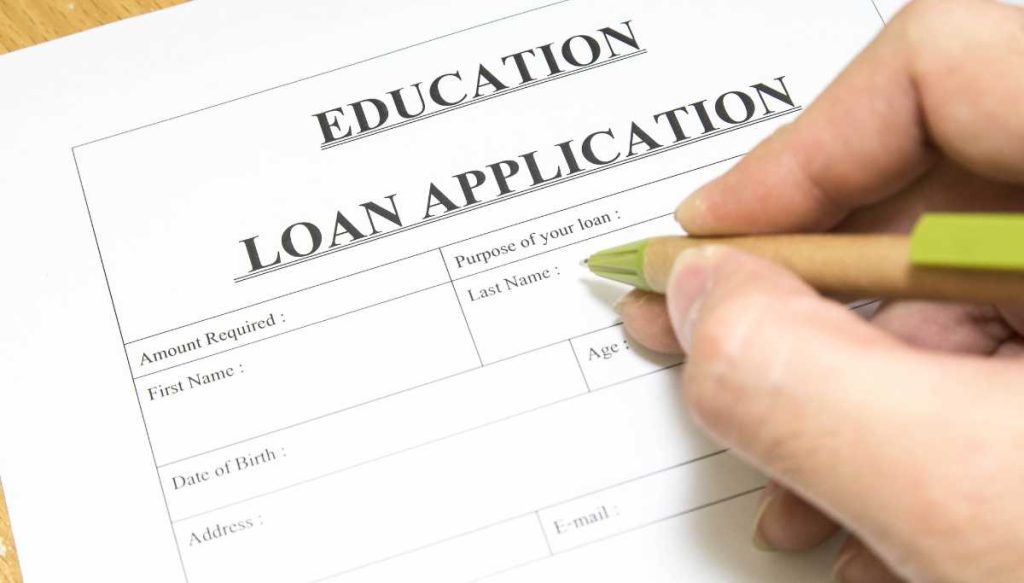 Fill Education Loan Application Details