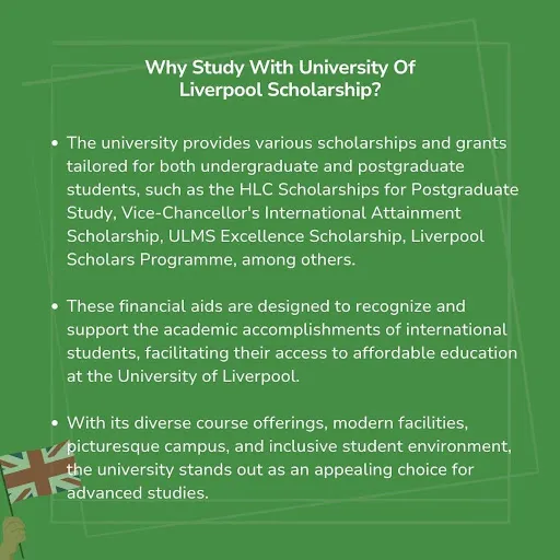 Why Study With University Of Liverpool Scholarship